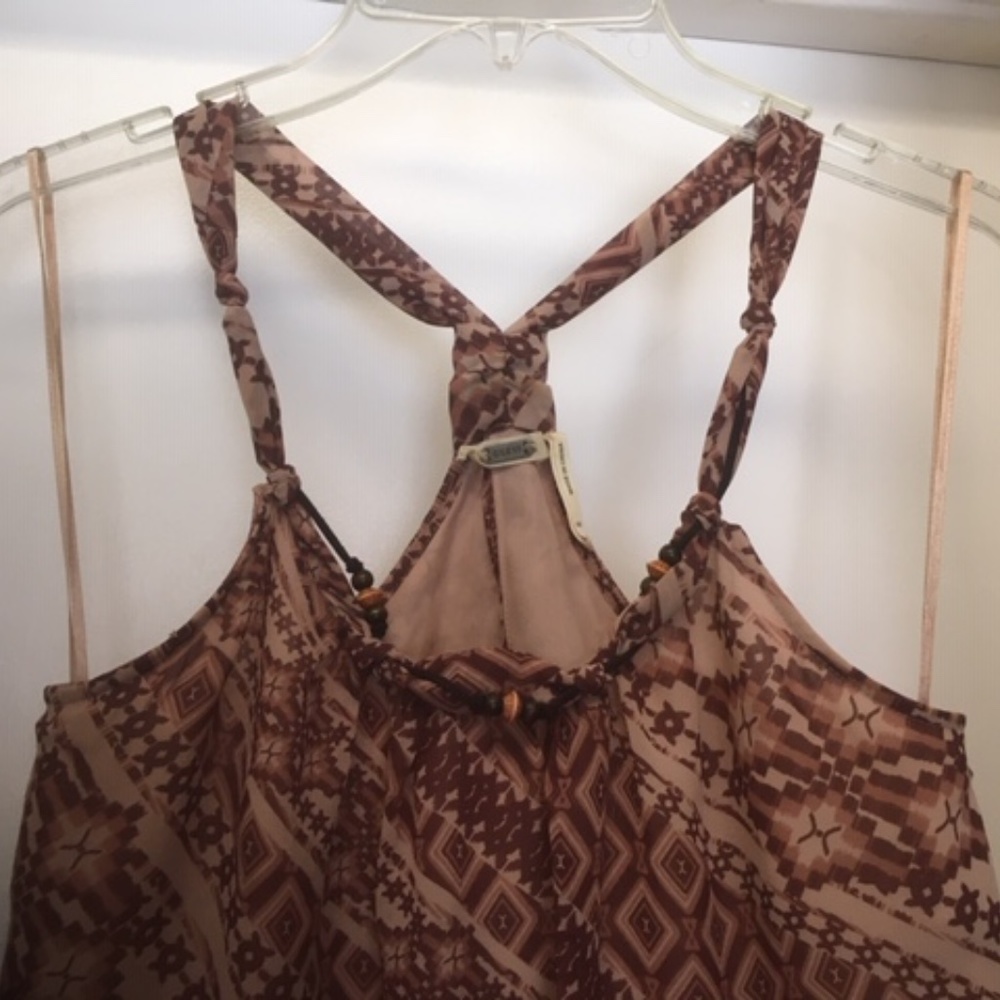 Guess Split Back Open Tank Top Euc - image 3